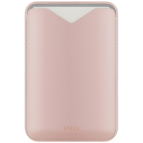 Magnetyczny portfel UNIQ Lyden Evo na telefon - różowy