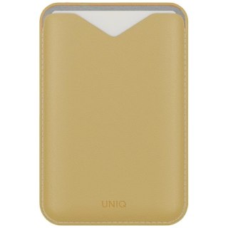 Magnetyczny portfel UNIQ Lyden Evo na telefon - żółty