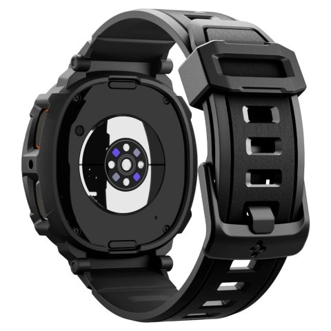 Pasek Spigen Rugged Armor Pro na Samsung Galaxy Watch 8 44 mm - czarny mat