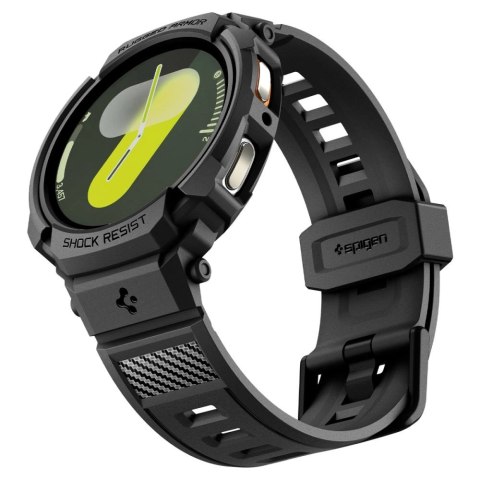 Pasek Spigen Rugged Armor Pro na Samsung Galaxy Watch 8 44 mm - czarny mat