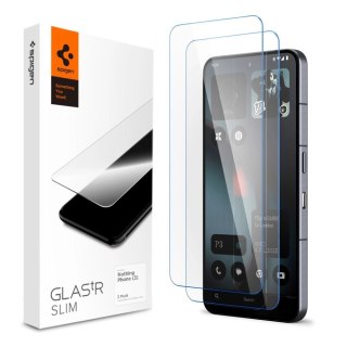 Szkło hartowane Spigen Glas.tR Slim 2-pack na Nothing Phone 3 - przezroczyste
