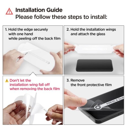 Szkło hartowane Spigen Glas.tR Slim 2-pack na Nothing Phone 3 - przezroczyste