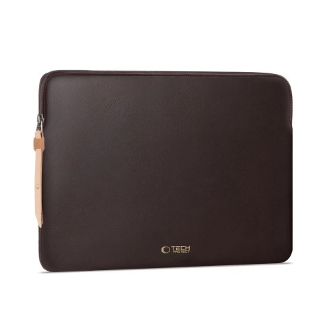 Torba Tech-Protect Fleece na laptopa 13-14" - brązowa