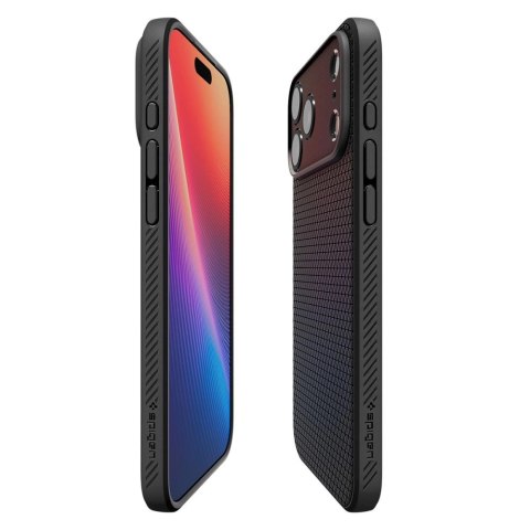 Etui Spigen Liquid Air na iPhone 17 Pro Max - czarny mat