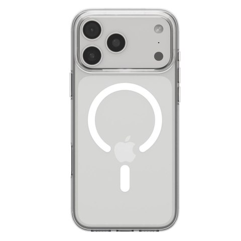 Etui Spigen Liquid Crystal MagSafe na iPhone 17 Pro Max - przezroczysto-białe