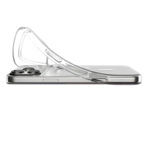 Etui Spigen Liquid Crystal MagSafe na iPhone 17 Pro Max - przezroczysto-białe