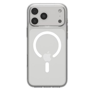 Etui Spigen Liquid Crystal MagSafe na iPhone 17 Pro - przezroczysto-białe