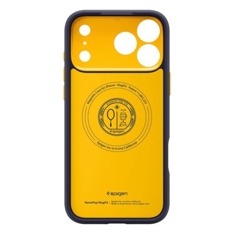 Etui Spigen Nano Pop MagSafe na iPhone 17 Pro Max - granatowe
