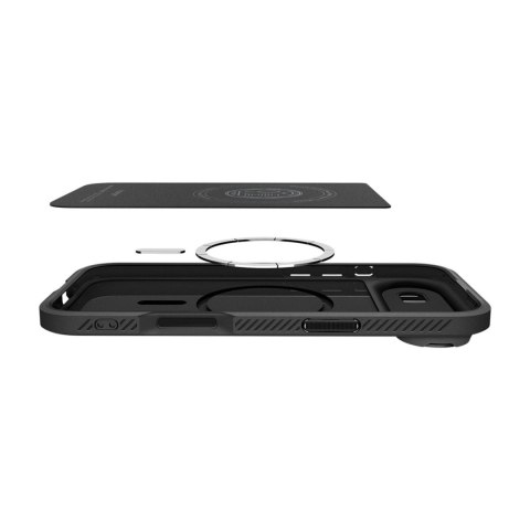 Etui Spigen Optik Armor MagSafe na iPhone 17 Air - czarne