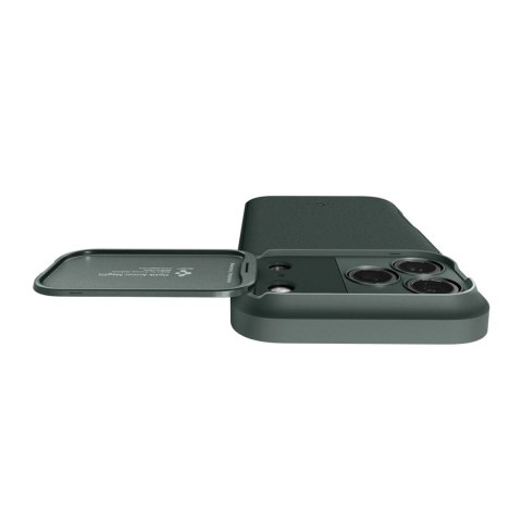 Etui Spigen Optik Armor MagSafe na iPhone 17 Pro - zielone