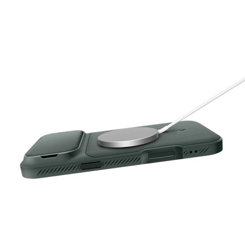 Etui Spigen Optik Armor MagSafe na iPhone 17 Pro - zielone