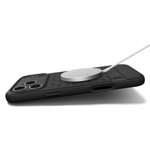 Etui Spigen Parallax "S" MagSafe na iPhone 17 Pro Max - czarny mat