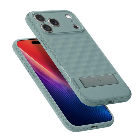 Etui Spigen Parallax "S" MagSafe na iPhone 17 Pro - zielone