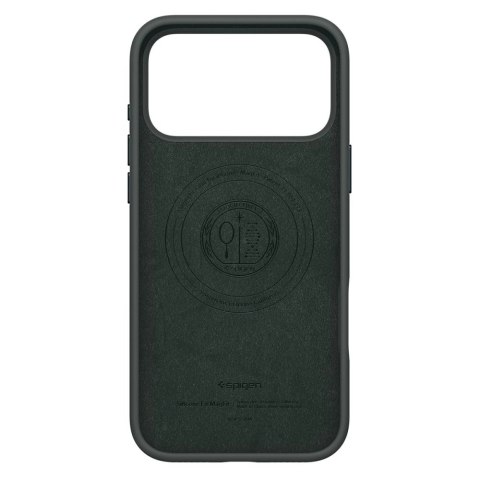 Etui Spigen Silicone Fit MagSafe na iPhone 17 Pro Max - zielone