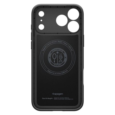 Etui Spigen Thin Fit MagSafe na iPhone 17 Pro Max - czarne