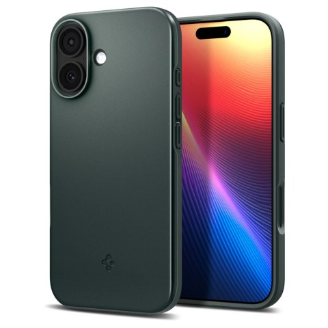 Etui Spigen Thin Fit MagSafe na iPhone 17 - zielone