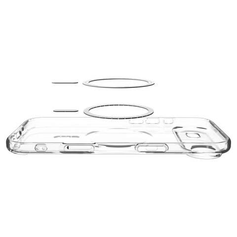 Etui Spigen Ultra Hybrid MagSafe na iPhone 17 Air - przezroczysto-szare
