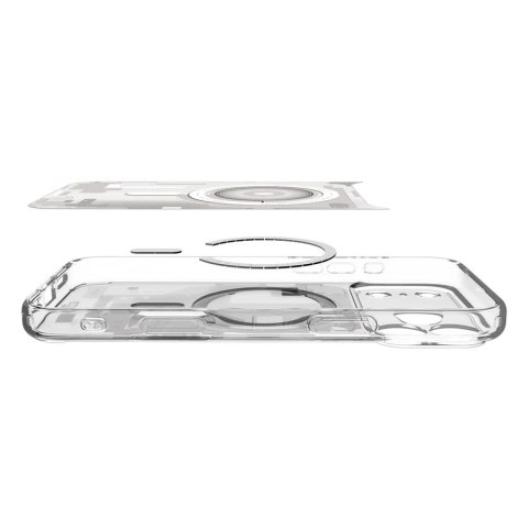 Etui Spigen Ultra Hybrid MagSafe na iPhone 17 Pro Zero One - białe