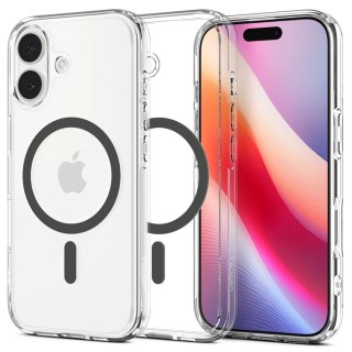 Etui Spigen Ultra Hybrid MagSafe na iPhone 17 - przezroczysto-szare