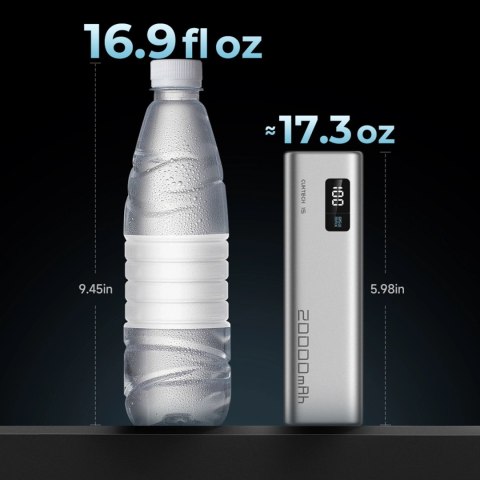 CUKTECH 100W 20000mAh Power Bank 2C1A?NO.15 SE?-Grey Color