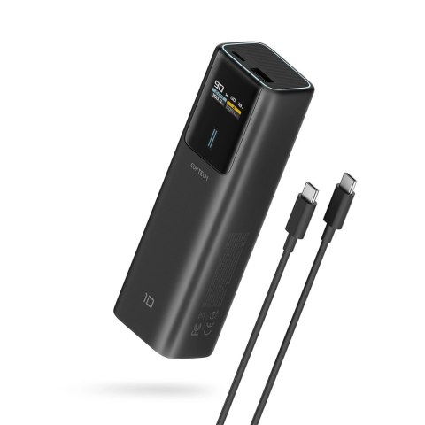 CUKTECH 150W 10000mAh Power Bank P+Series 1C1A NO.10 -Black Color