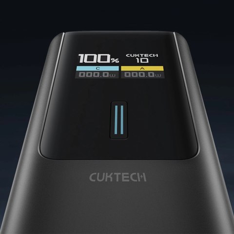 CUKTECH 150W 10000mAh Power Bank P+Series 1C1A NO.10 -Black Color