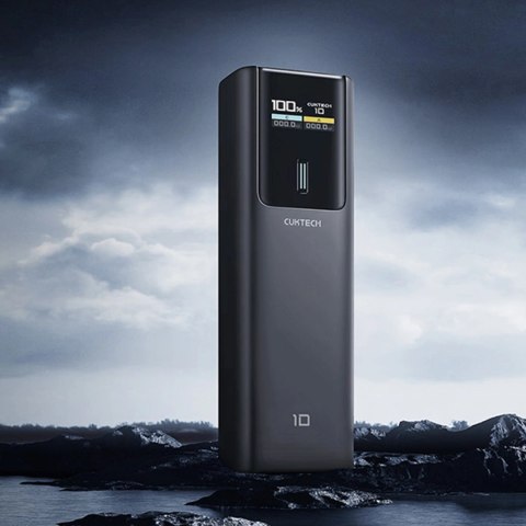 CUKTECH 150W 10000mAh Power Bank P+Series 1C1A NO.10 -Black Color