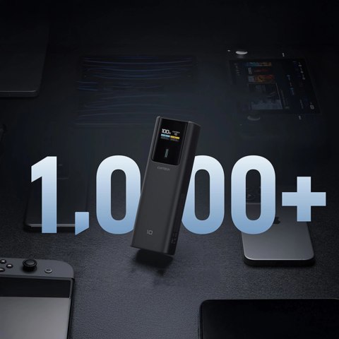 CUKTECH 150W 10000mAh Power Bank P+Series 1C1A NO.10 -Black Color