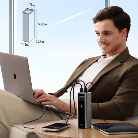 CUKTECH 210W 20000mAh Power Bank P+Series 2C1A NO.15 Ultra Grey Color