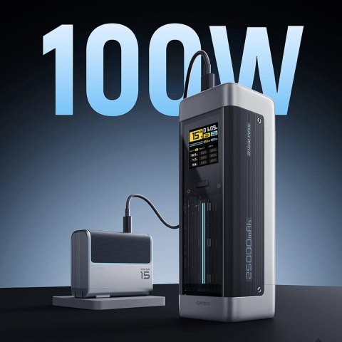 CUKTECH 210W 25000mAh Power Bank P+Series 2C1A NO.20 Black Color