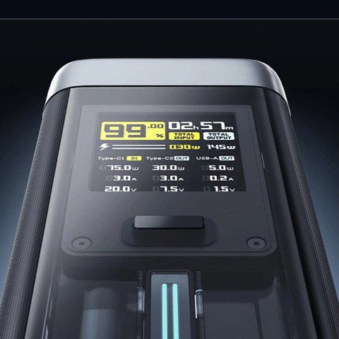 CUKTECH 210W 25000mAh Power Bank P+Series 2C1A NO.20 Black Color