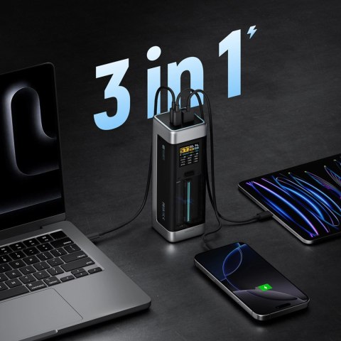 CUKTECH 210W 25000mAh Power Bank P+Series 2C1A NO.20 Black Color