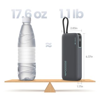 CUKTECH 55W 20000mAh Power bank(CP25)-Grey Color