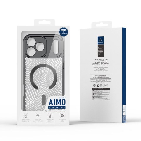 Etui Dux Ducis AIMO Mag na iPhone 17 Pro kompatybilne z MagSafe - czarne