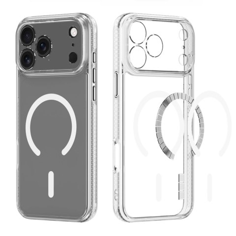Etui Dux Ducis Clin Mag na iPhone 17 Pro kompatybilne z MagSafe - przezroczyste