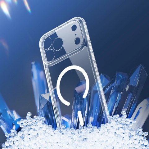 Etui Dux Ducis Clin Mag na iPhone 17 Pro kompatybilne z MagSafe - przezroczyste