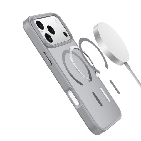 Etui Dux Ducis Yind na iPhone 17 Pro kompatybilne z MagSafe - szare