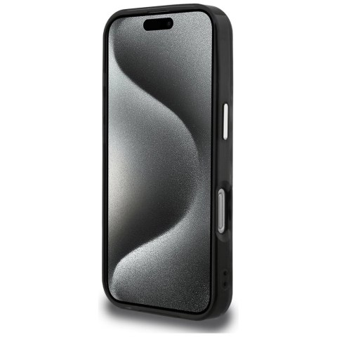 Etui Karl Lagerfeld IML Leopard Pattern MagSafe do iPhone 16 Pro - brązowe