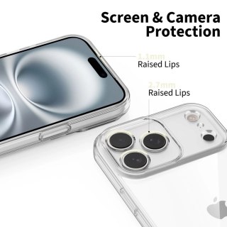 Etui Tech-Protect FlexAir na iPhone 17 Pro - przezroczyste