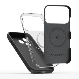 Etui Tech-Protect Silicone MagSafe na iPhone 17 Pro - czarne