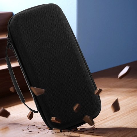 Futerał etui Dux Ducis na Nintendo Switch 2 z rączką i przegródkami na gry - czarny
