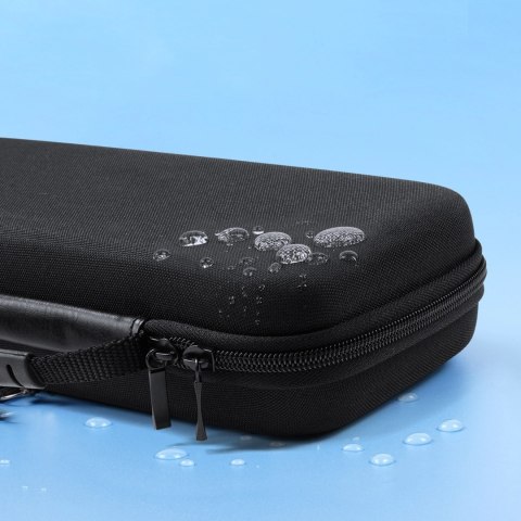 Futerał etui Dux Ducis na Nintendo Switch 2 z rączką i przegródkami na gry - czarny