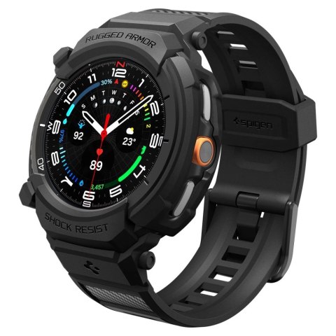 Pasek Spigen Rugged Armor Pro na Samsung Galaxy Watch 8 Classic 46 mm - czarny mat