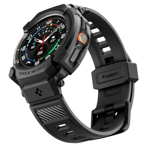Pasek Spigen Rugged Armor Pro na Samsung Galaxy Watch 8 Classic 46 mm - czarny mat