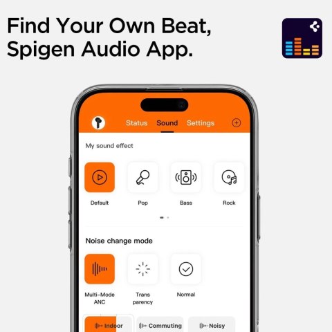Słuchawki bezprzewodowe Spigen SA2400 ANC - białe