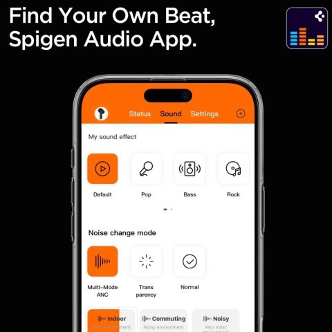 Słuchawki bezprzewodowe Spigen SA2401 ANC Pro - białe