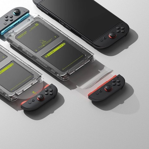 Szkło hartowane Ringke Easy Slide 2-pack na Nintendo Switch 2 - przezroczyste