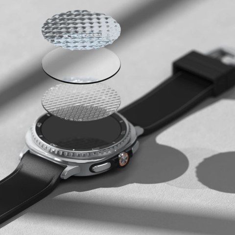 Szkło hartowane Ringke Tempered Glass Pro 2-pack na Samsung Galaxy Watch 8 46 mm - przezroczyste