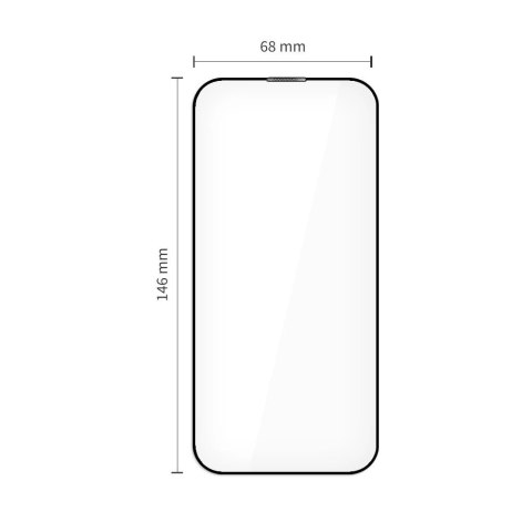 Szkło hartowane Tech-Protect Quick Set+ 2-pack na iPhone 17 - czarne