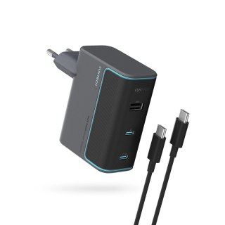 CUKTECH GaN Charger 100W 2C1A (with cable) -Grey Color